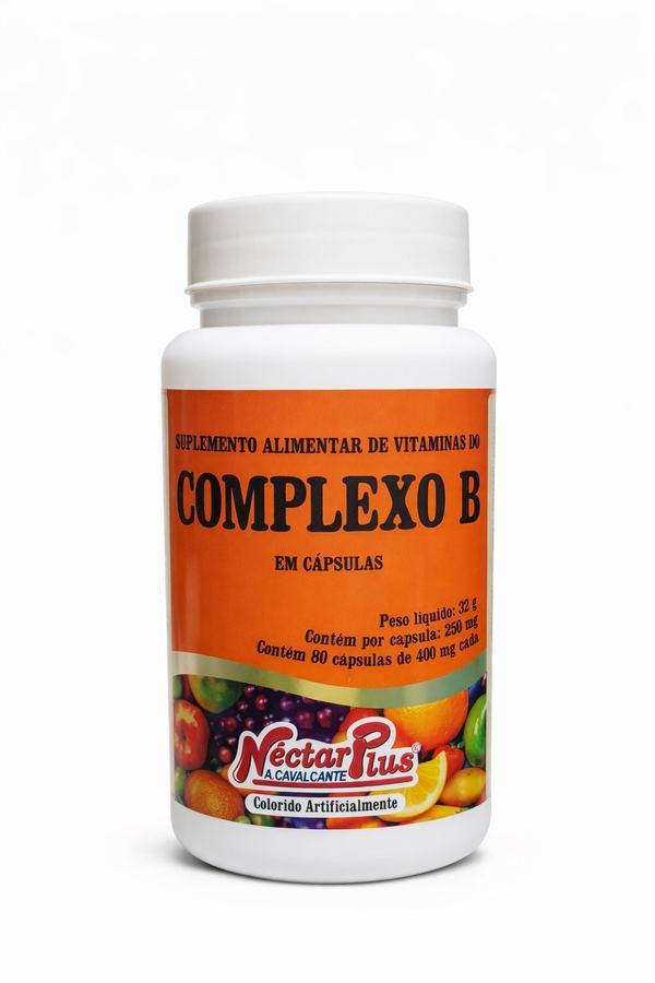 Complexo B – 80 Cápsulas (400mg)