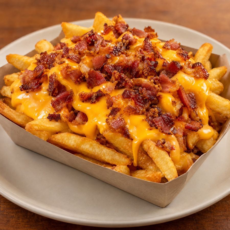Batata Frita/Bacon e Cheddar
